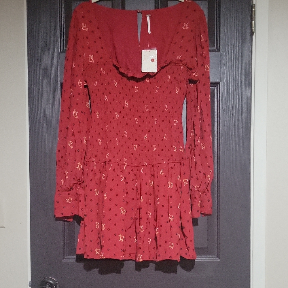Free People Red Mini Dress